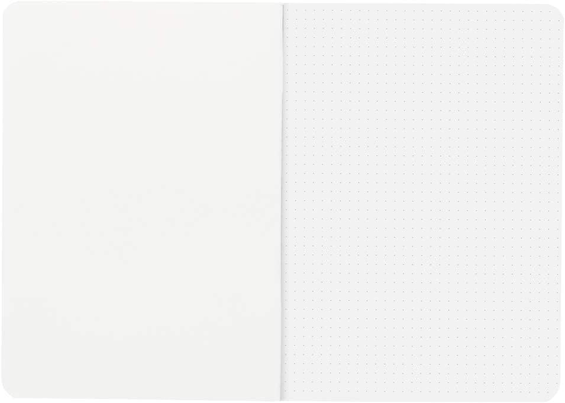 Rhodia 119200C - White Piqu&eacute; Notebook - A5 - Dot Dot - 96 Pages - White Clairefontaine Paper 80 G/M - Soft, Resistant and Waterproof Coated Card Cover - Classic image number 2