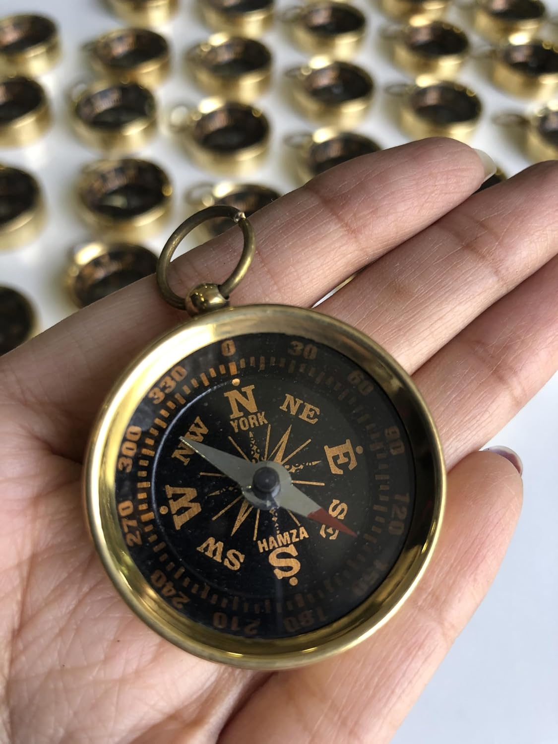 Vintage Mini Compasses Set Marine Collectible Nautical Gift Decor - Case Pack Of 50 image number 3