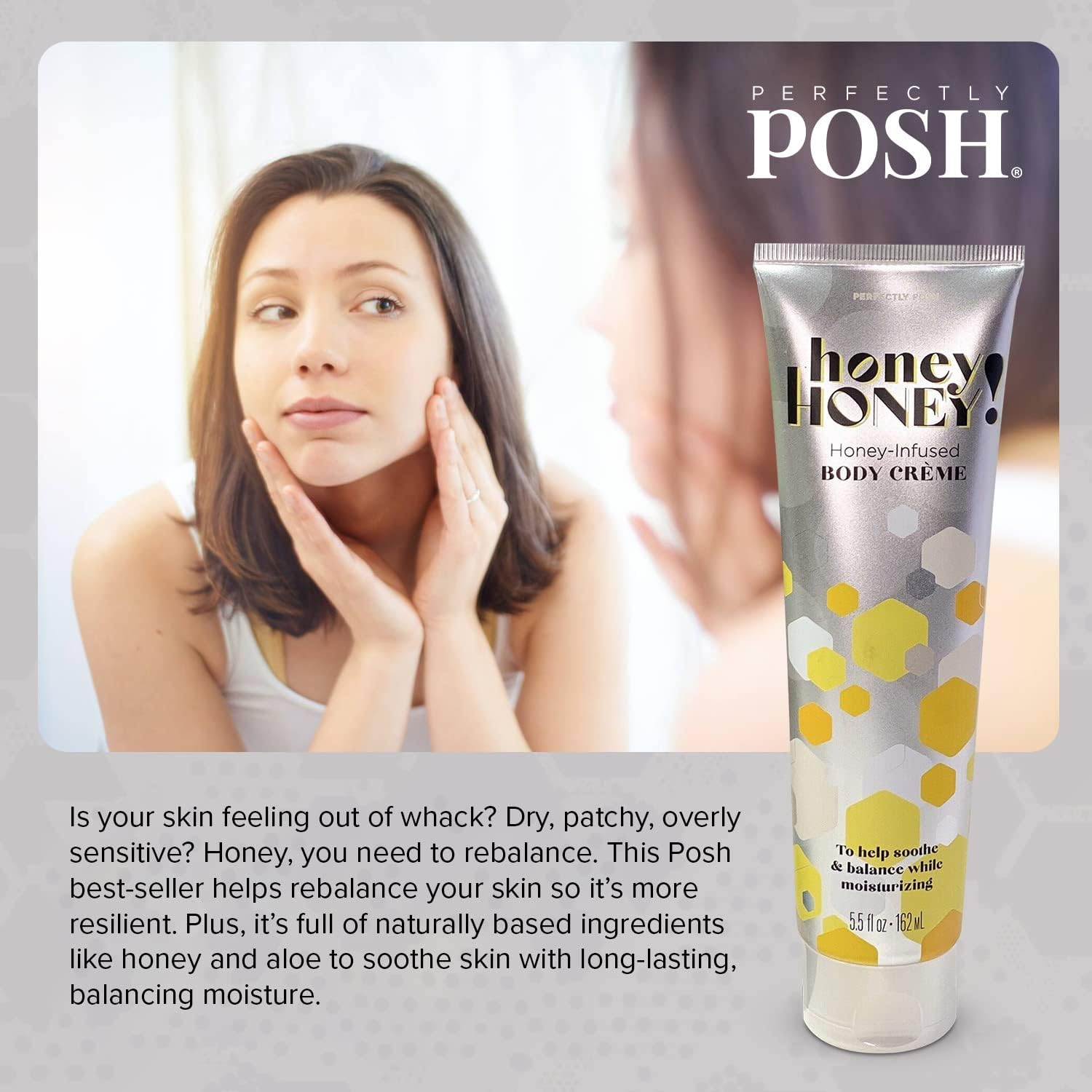 Perfectly Posh Honey Honey Healing Body Creme image number 4