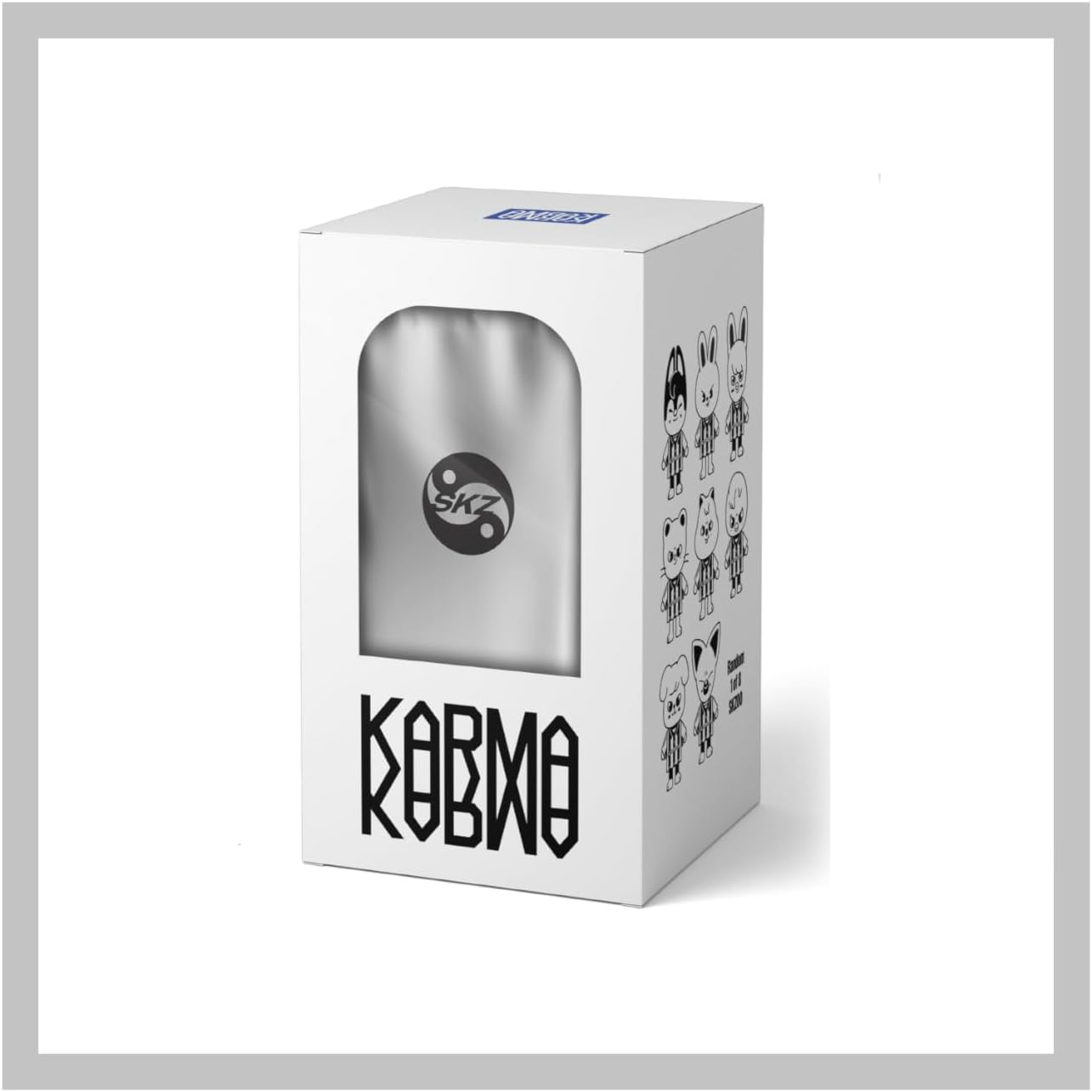 Stray Kids KARMA 4Th Album KARMA SKZOO Random Version Package Box+Keyring+Acrylic Nfccharm+Photocard+Profile Card+Tracking Sealed image number 2