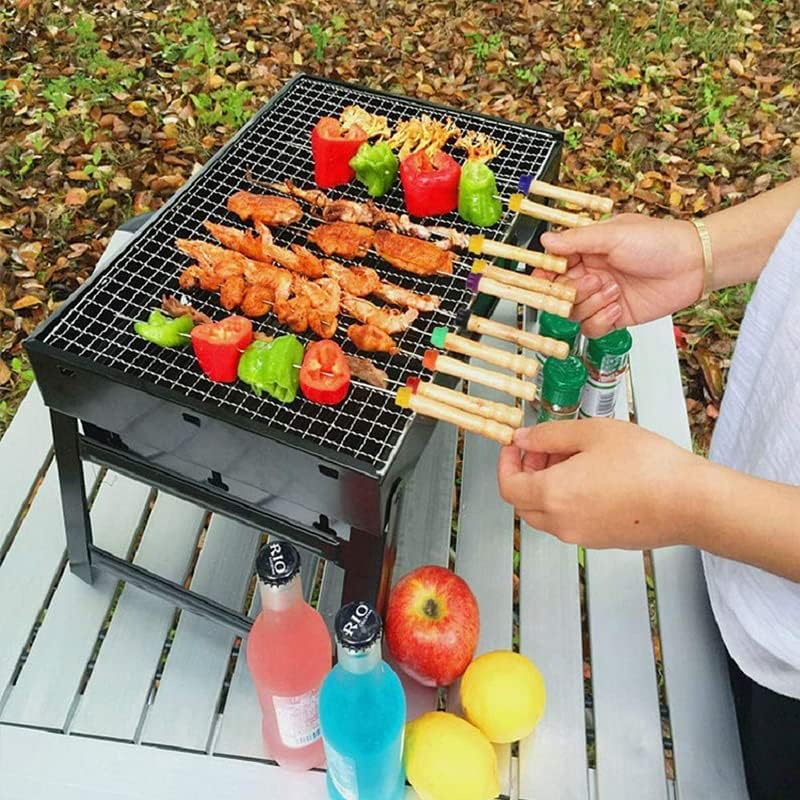 AIMALL Marshmallow Roasting Sticks Extendable Fork BBQ Campfire Kids Fun Barbecue &ndash; Telescopic BBQ Forks for Campfire, Barbecue, and Outdoor Cooking, Includes 8 Sticks with Canvas Storage Bag image number 5