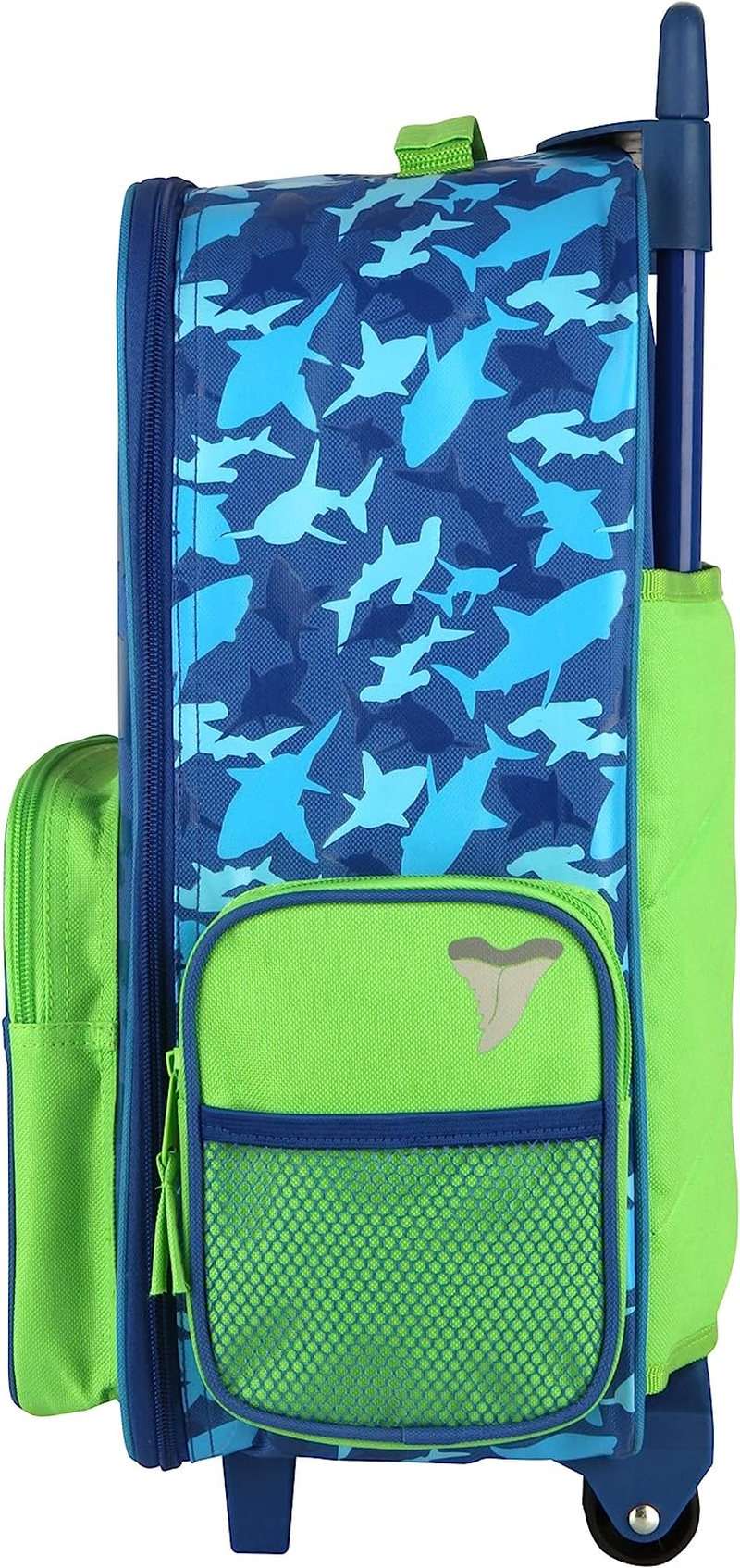 Stephen Joseph Boys' Classic Rolling Luggage, Shark, One Size image number 4