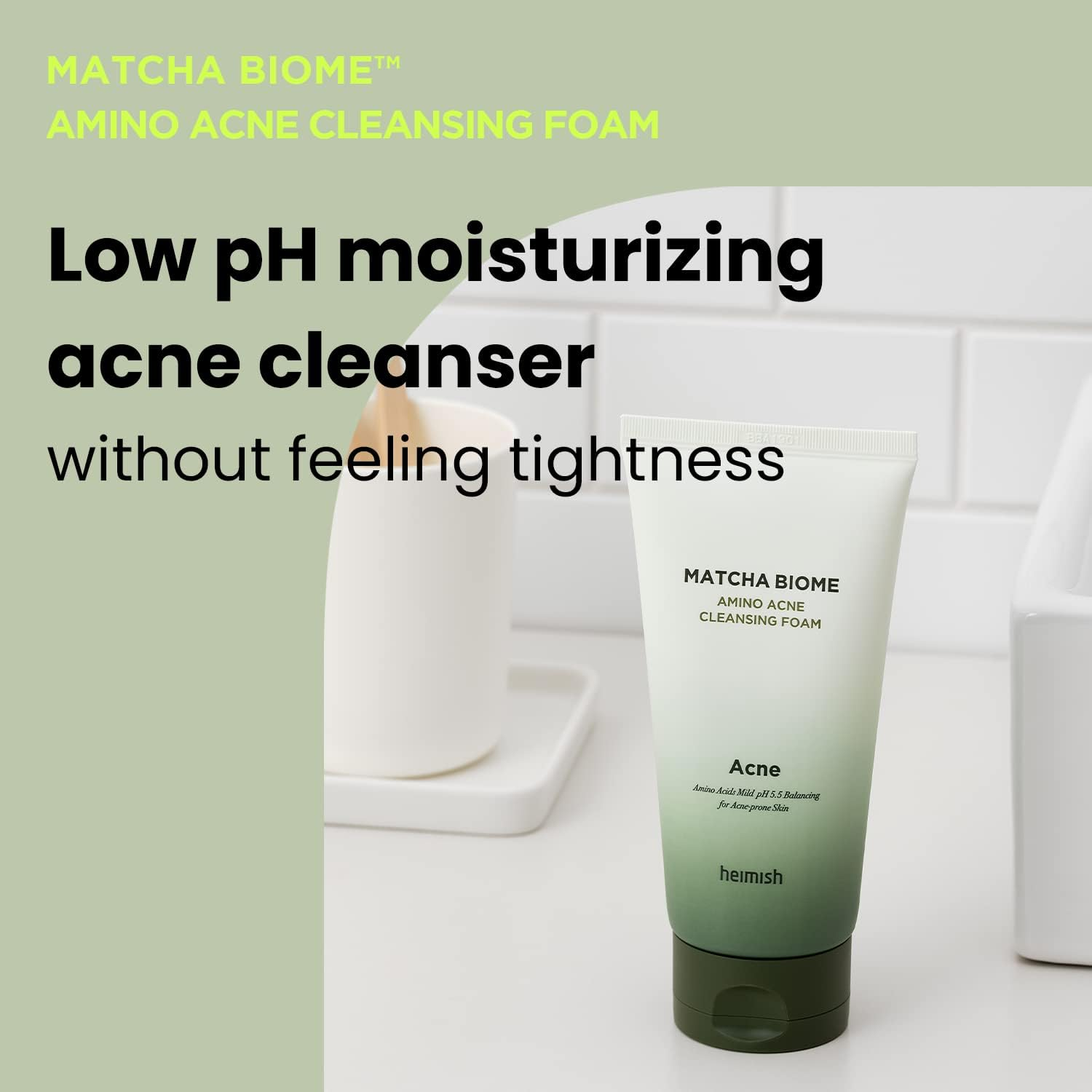 Heimish Matcha Biome Amino Acne Cleansing Foam 150 G