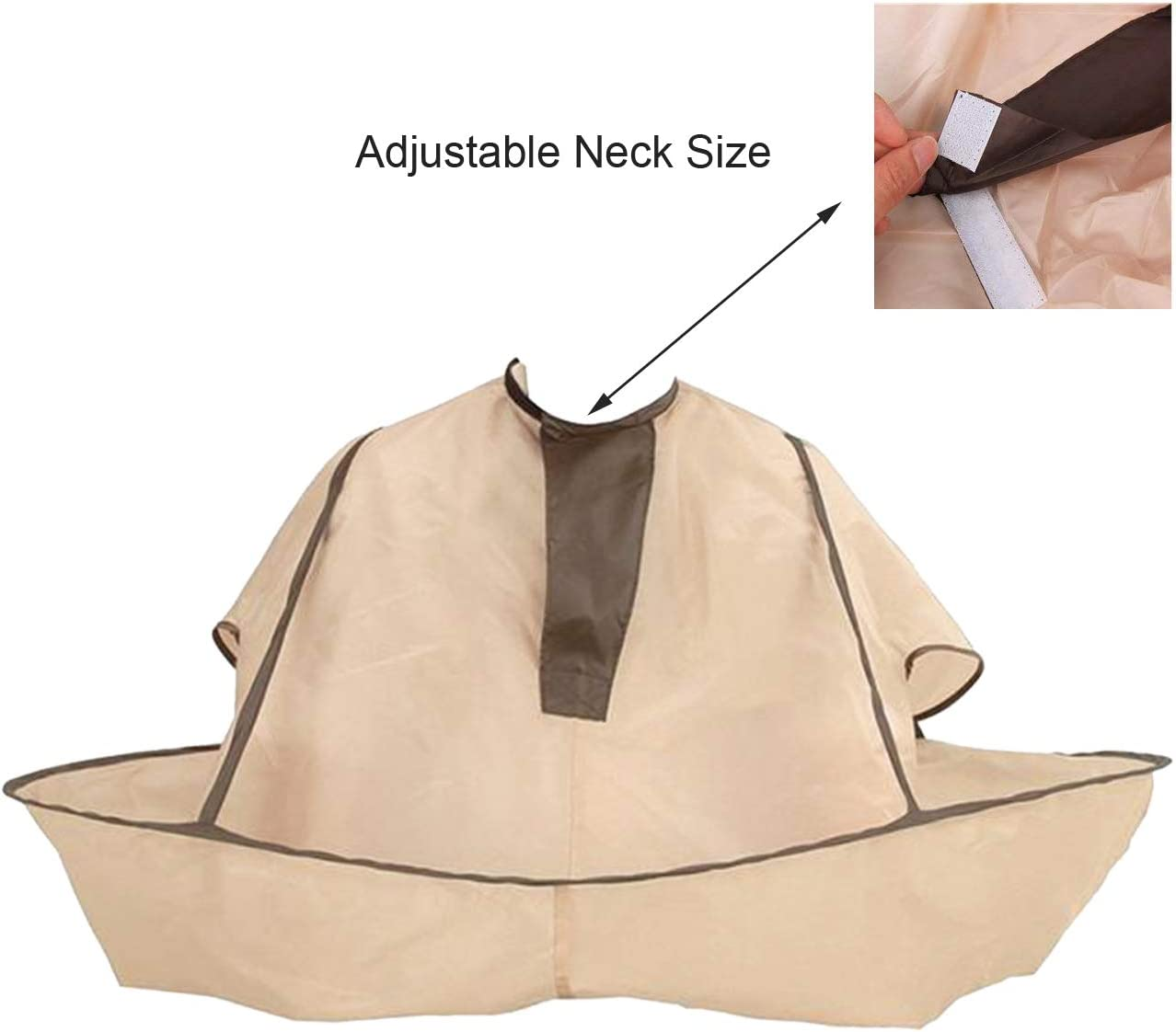 CENZICOM Barber Cloak,Hair Cutting Cloak Umbrella Cape Salon Barber Hairdressing Gown for Adult image number 2