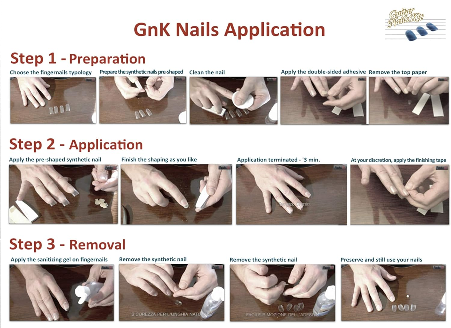 Guitar Nails Kit - Removable Guitar Nails - Removable Guitar Picks and Thimbles for Acoustic and Classical Guitar image number 2