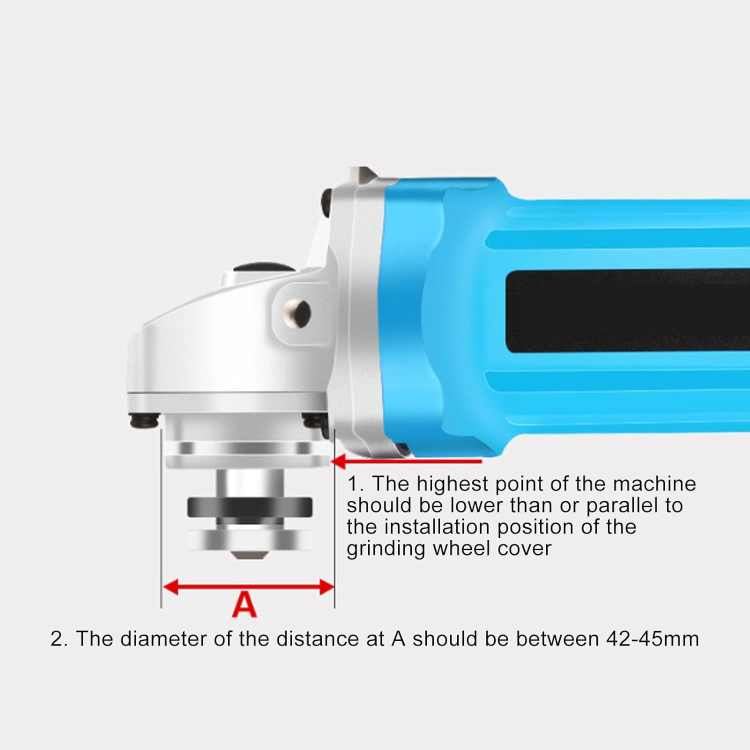 Angle Grinder Stand - 80Mm 45 Degree Clamping Range Adjustable Accessories, High Accuracy Fixed Holder with Lightweight Workbench image number 3