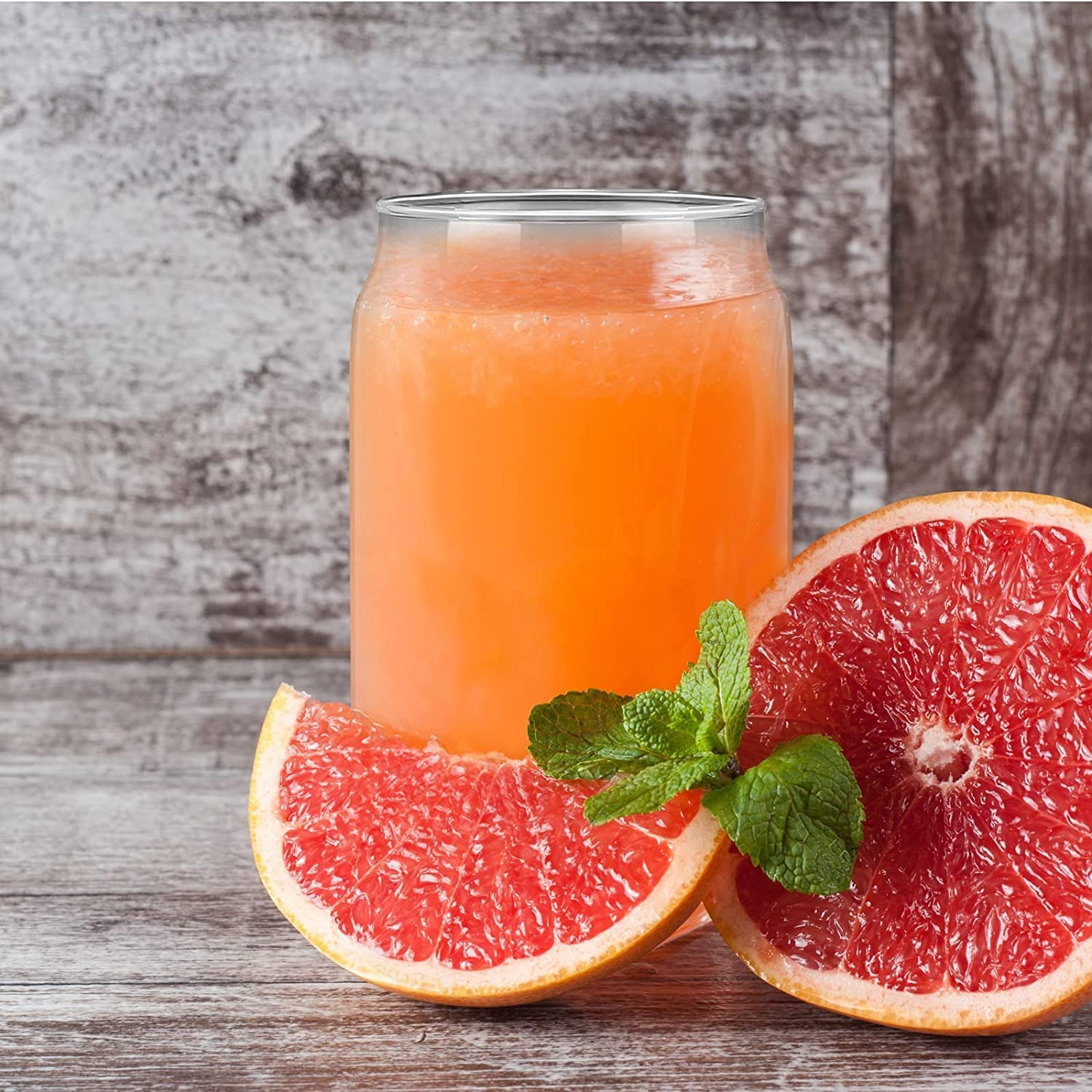 Drinking Glasses with Glass Straw 2Pcs Set - 16Oz Can Shaped Glass Cups, Beer Glasses, Iced Coffee Glasses, Cute Tumbler Cup, Ideal for Whiskey,Tea， Soda,Water, Gift - Cleaning Brushes (Two Packs) image number 4