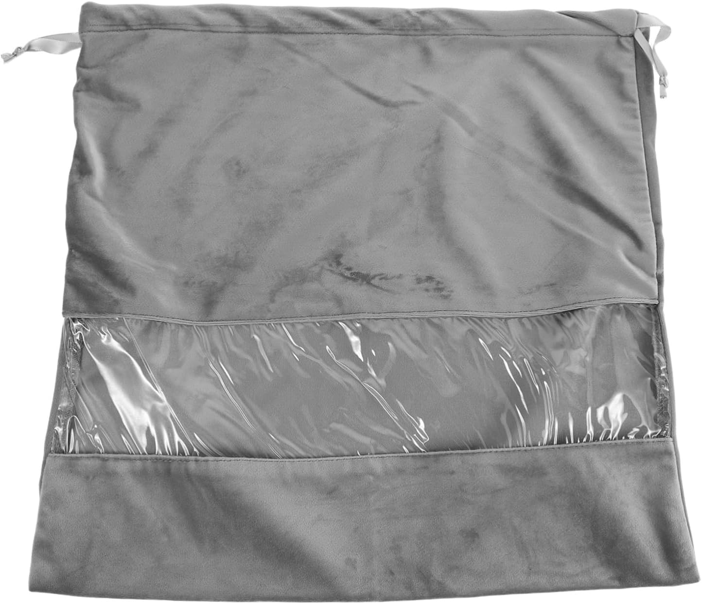 NOLITOY Transparent Travel Hair Dryer Bag with Drawstring Lightweight Dustproof Pouch for Accessories Clothes Makeup Portable Organizer for Identification