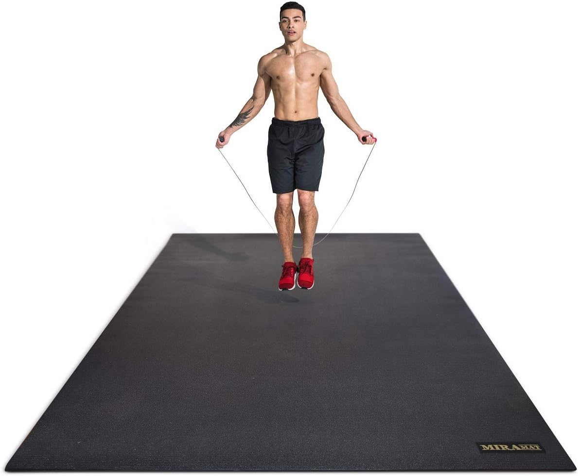 Miramat&reg; Mega - Very Large Premium Exercise Mat (214 X 153 Cm; 7Mm Thick) - Durable Non-Slip Workout Mats for Home Gym, Crossfit, P90X, HIIT, Cardio Equipment, Yoga, and More image number 3