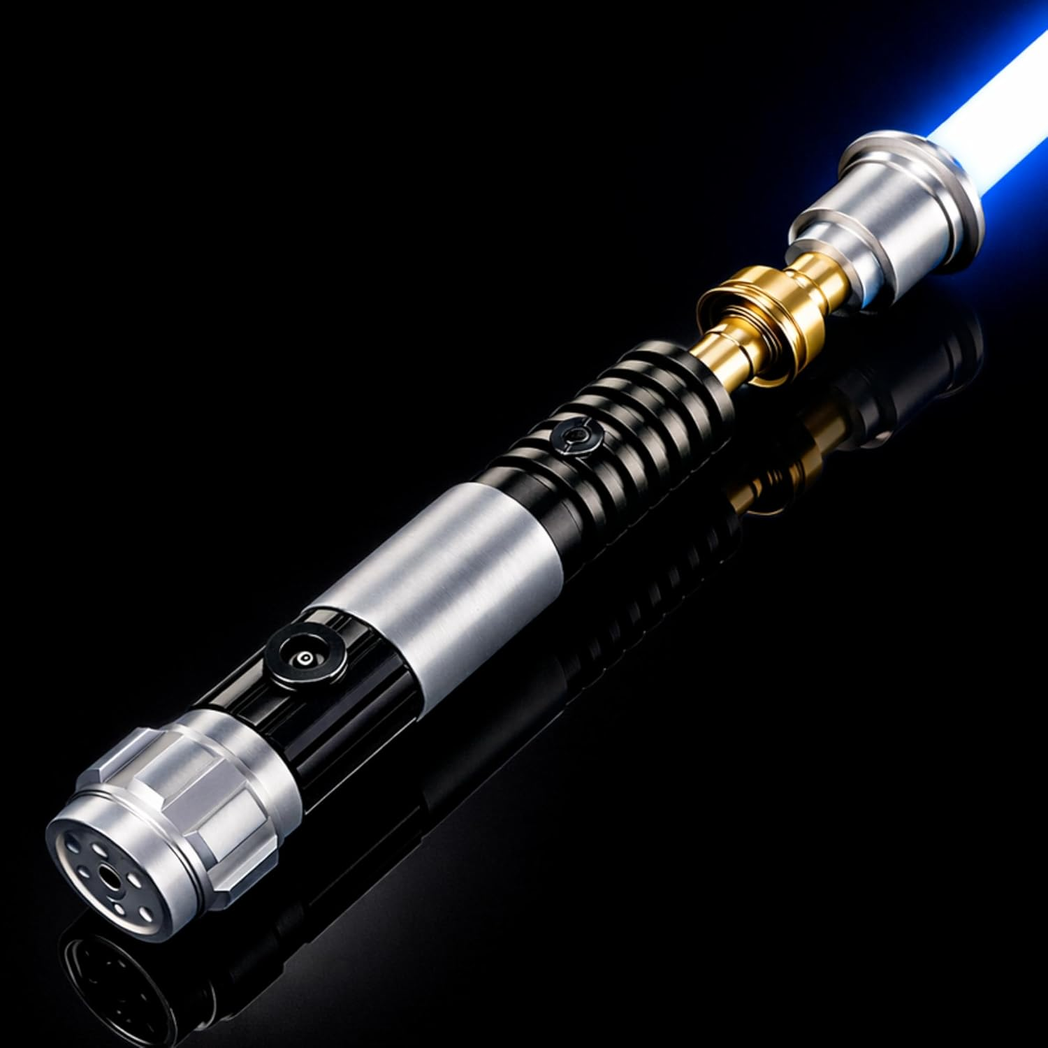 G4E Lightsaber with Bluetooth App, Smooth Swing, 16 Sound Fonts, Infinite RGB Colour Change, Motion Control. Upgraded RGB V3.0. Light Saber for Adults and Cosplay. (Obi RGB (Duelling)) image number 5