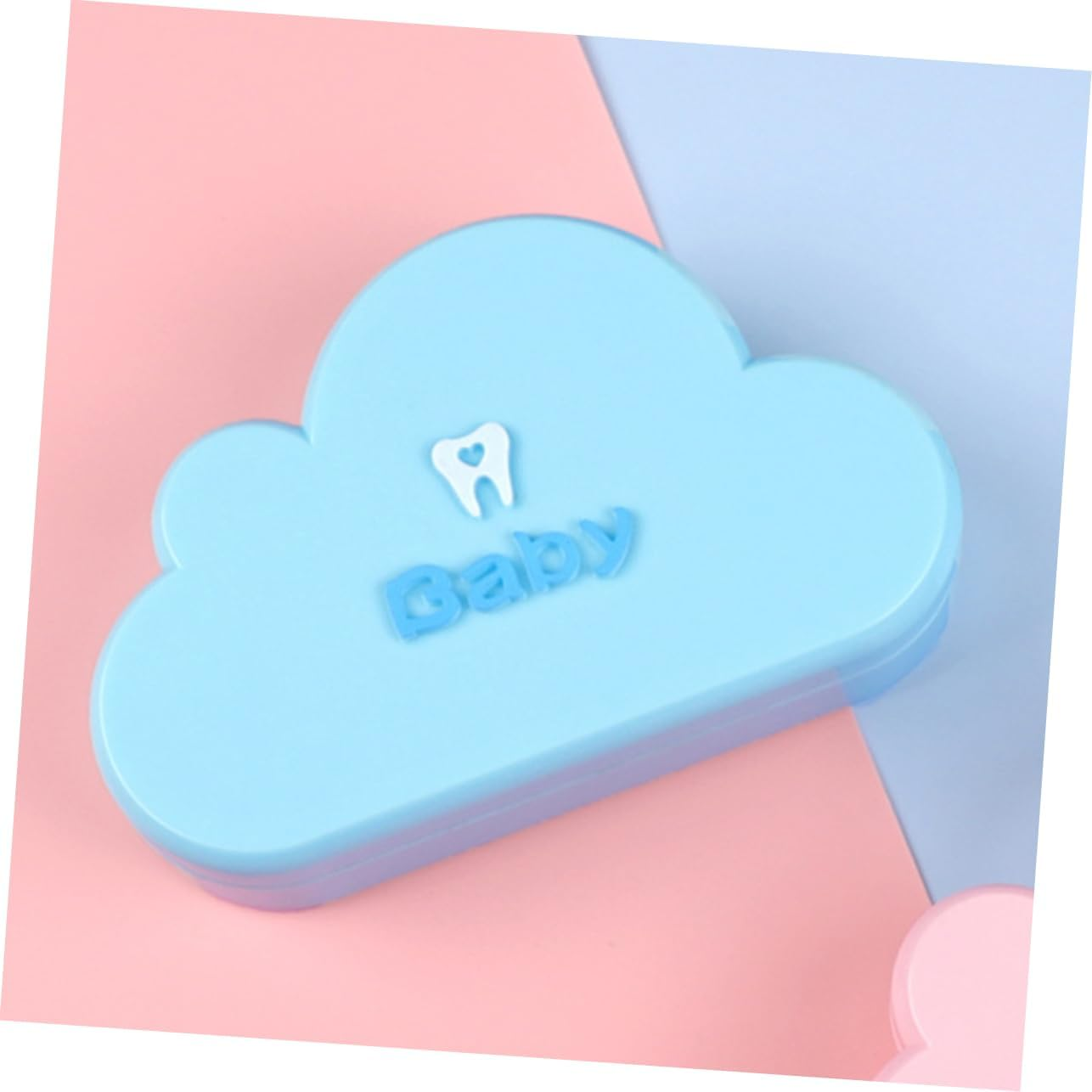 Keepsake Tooth Box Cute Tooth Holder for Boys Safe Material First Haircut Showers Birthdays