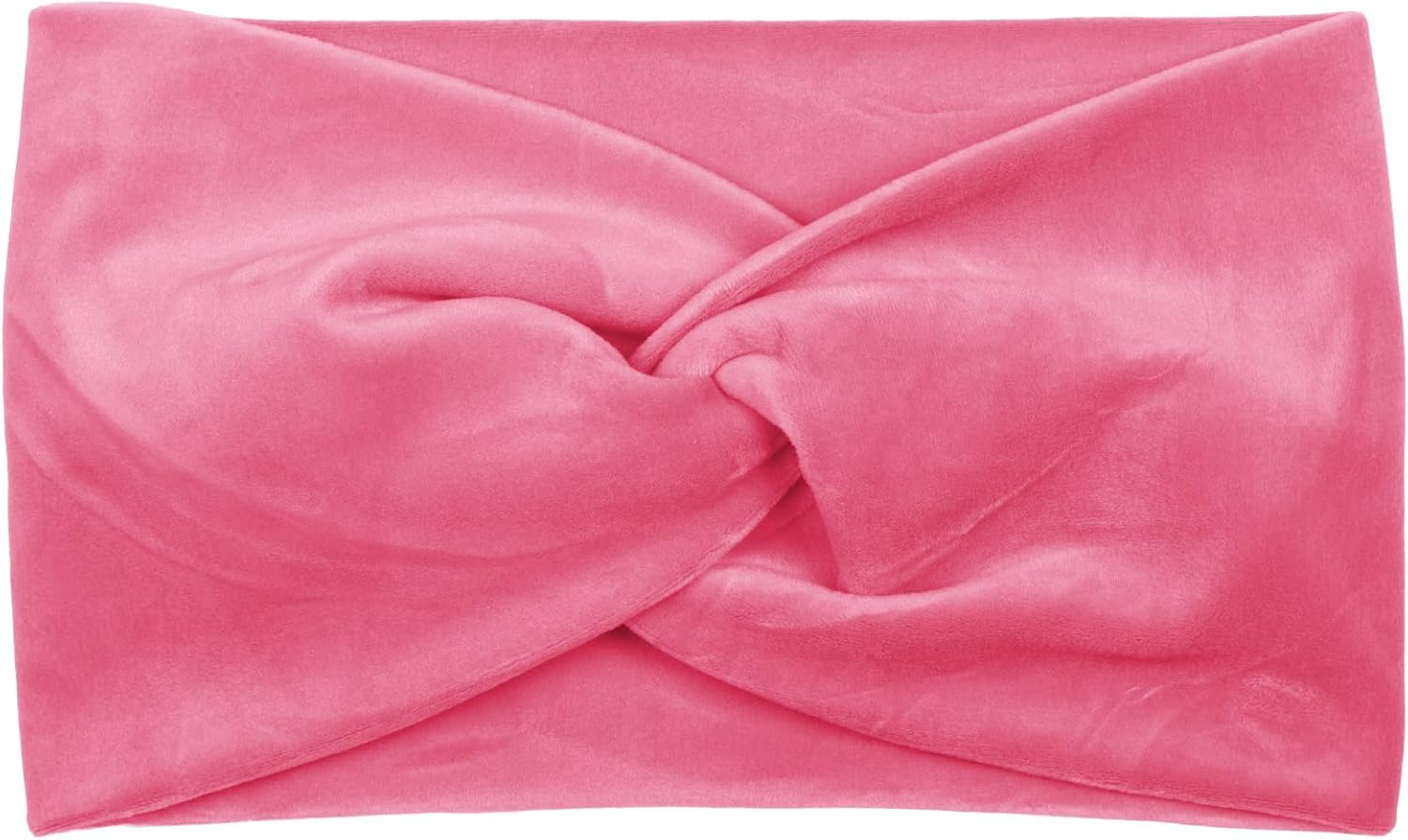 Stylebreaker 04026040 Women'S Velvet Look Headband with Twist Knots, Warm Hair Band, Headband, Hair Accessories, Colour: Pink