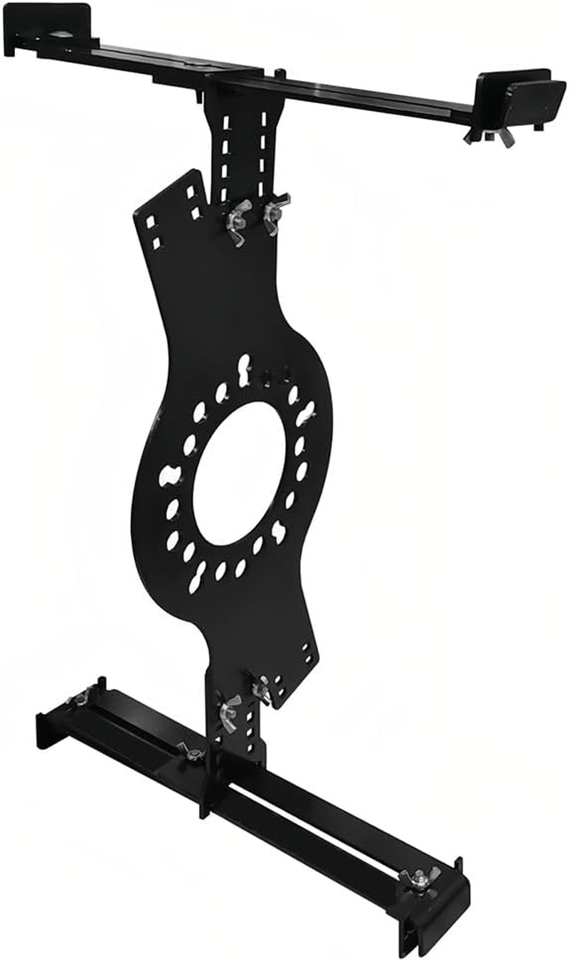 Wheel Fitment Simulator Tire/Rim Fit Size Measuring Mockup Tool, Supports 14 to 20 Inch Wheel Diameters and 7 to 10 Inch Wheel Widths, 5-Lug Metric Wheel Bolt Pattern