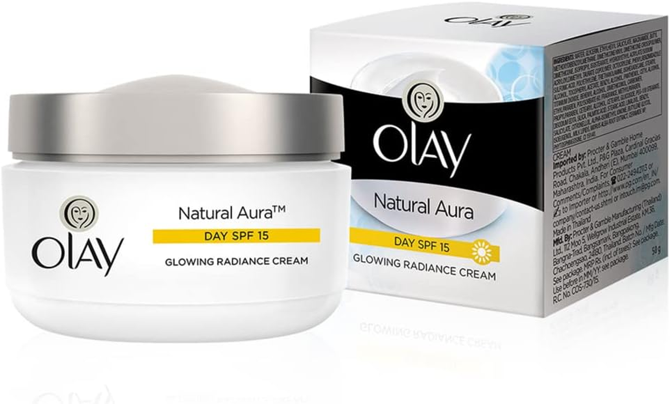 Olay Natural White Glowing Fairness Cream Day SPF 24, 50G