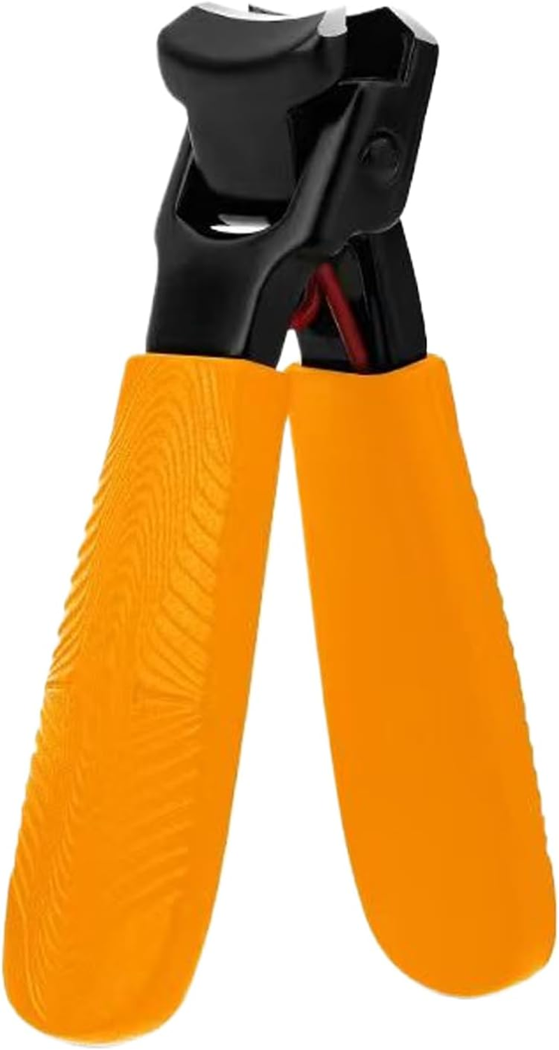 Qkbuza Large Toenail Clippers | Wide Jaw Opening Extra Large Toenail Clippers for Thick Nails | Stainless Steel Men Women Seniors Adults Toe Foot Nail Cutter Pedicure Travel Home