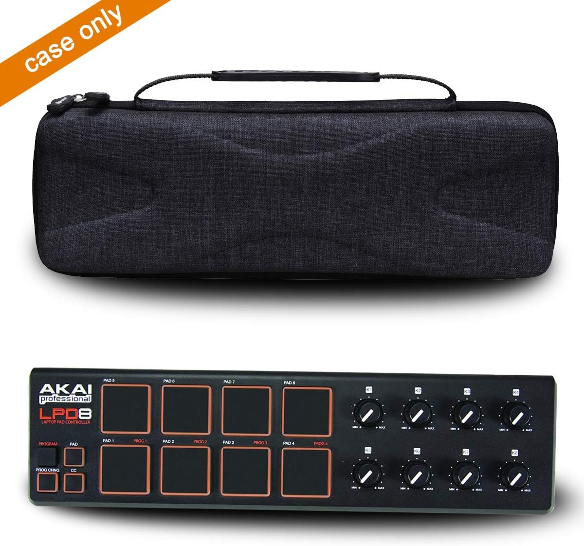 Aproca Hard Carry Travel Case for Akai Professional LPD8 Portable 8-Pad USB MIDI Pad Controller image number 2