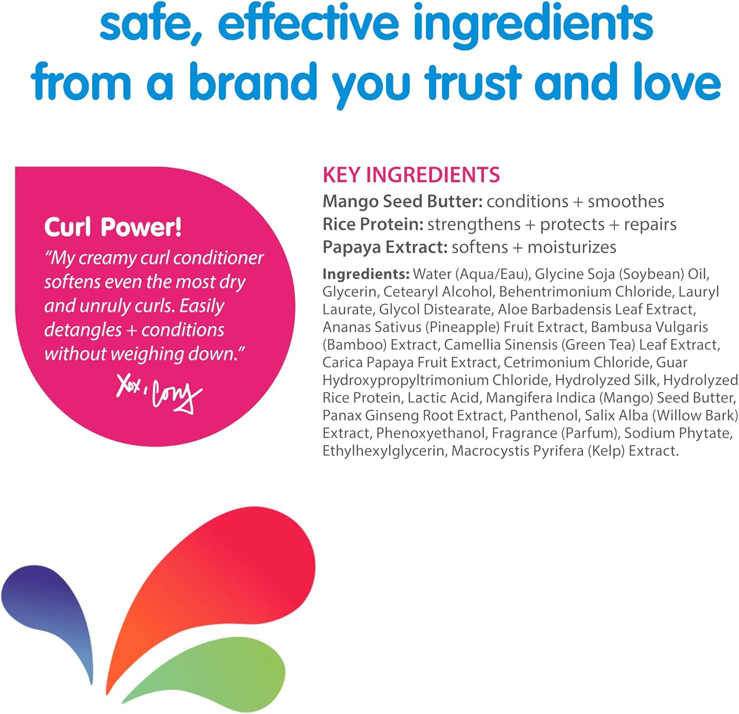 Socozy Boing Curl Conditioner Sweet-Cr&egrave;me for Kids, No Frizz or Fuss, Curls Done Right, 10.5 Fluid Ounce image number 6