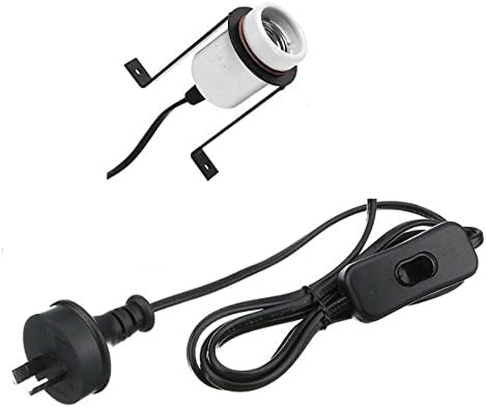 Ceramic Lamp Holder with Bracket for Reptile Enclosures Brooders Etc. image number 1