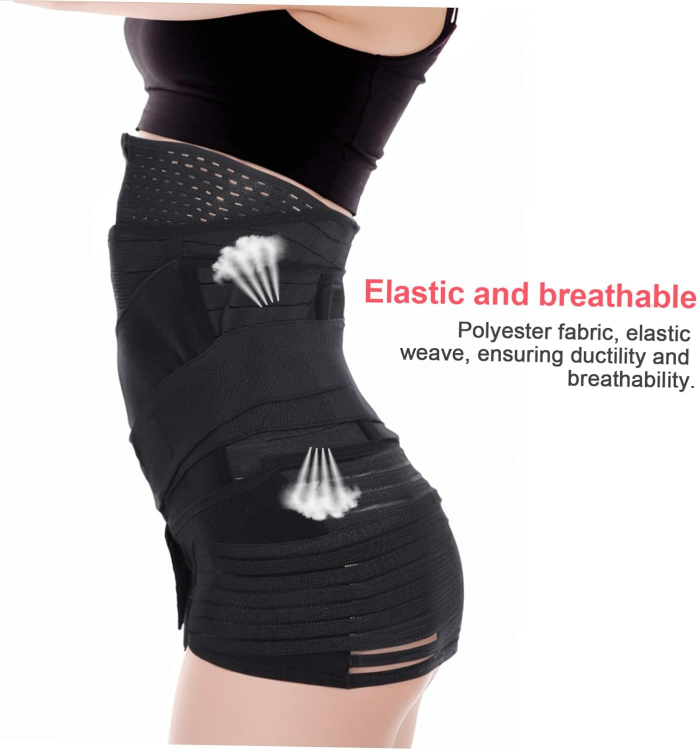 Abaodam Postpartum Girdle Waist Trimmer Wrap for Abdominal Support Compression Belly Band for Postpartum Essential for Moms