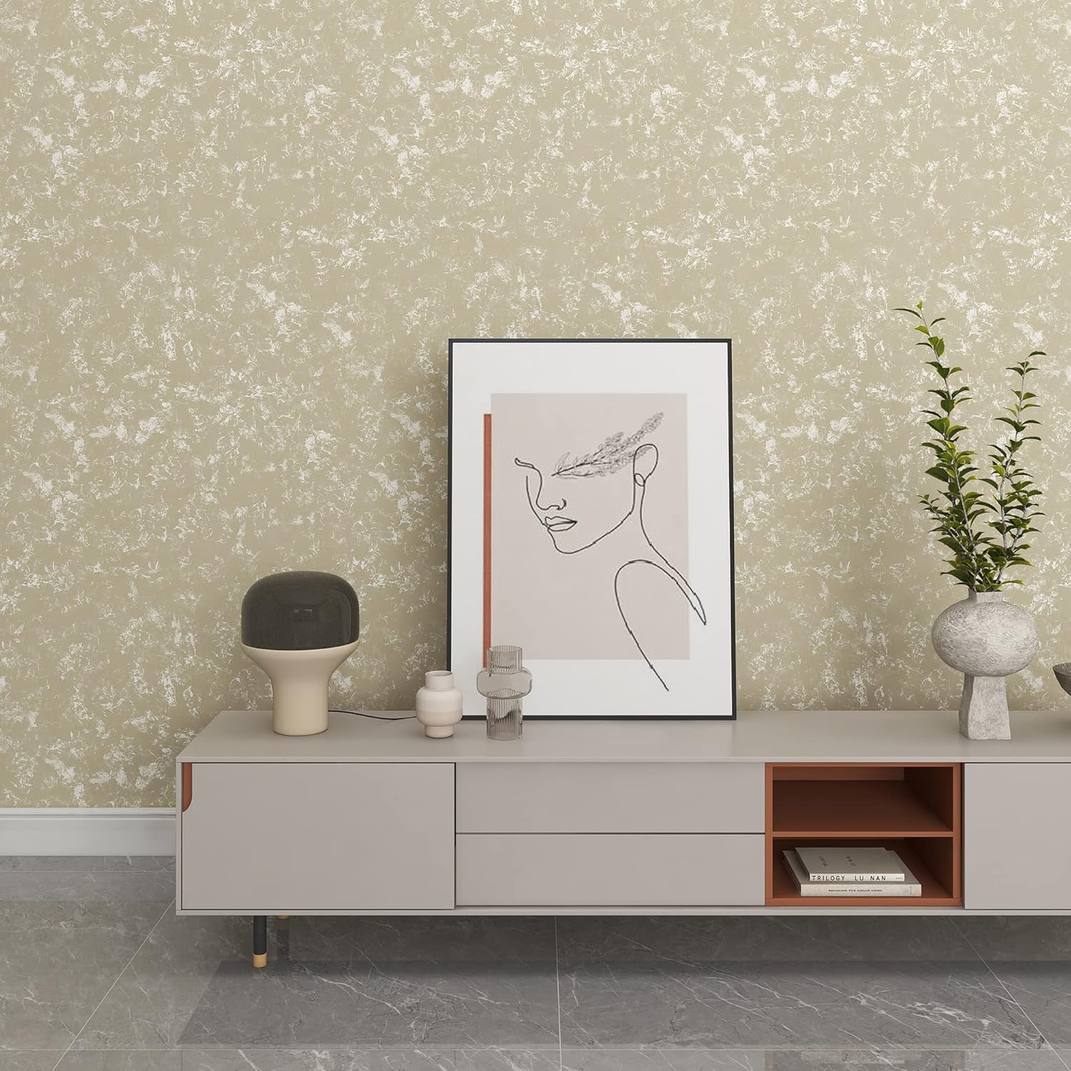 Hanroy Sponge Paint Roller Small 6'' for Texture Painting Decorators Brush Tool, Fast and Easy Pattern Art Home Wall M60