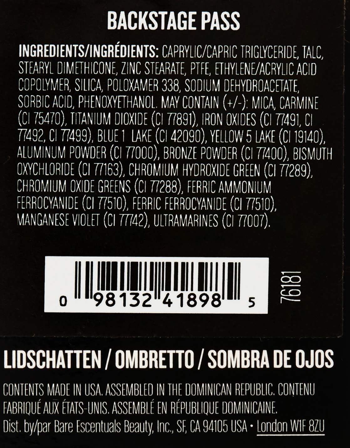 Buxom Single Eye Shadow Bar Shade 1.4 G, Backstage Pass image number 4