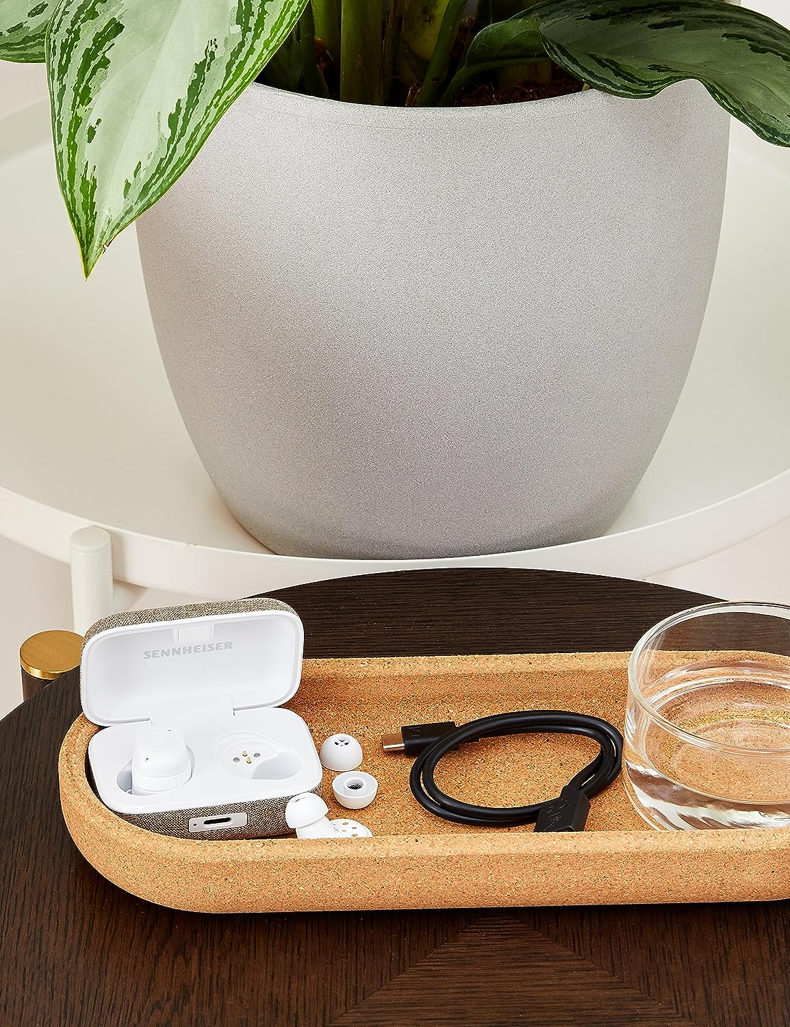 Sennheiser MOMENTUM True Wireless 3 Noise Cancelling Headphones, White image number 1