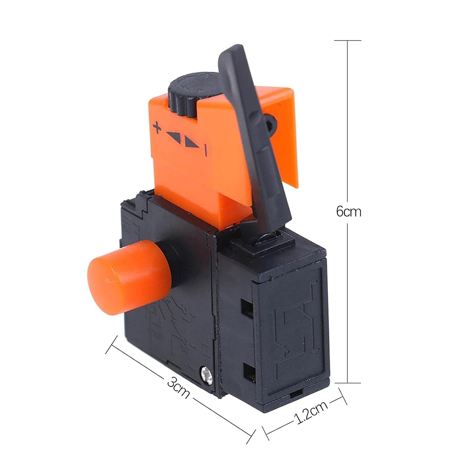 Telituny Adjustable Speed Switch, 6A 220V FA2-4/1BEK Drill Switch, Speed Control Switch, for Electric Drill Trigger Switch, Hand Drill Speed Control image number 6