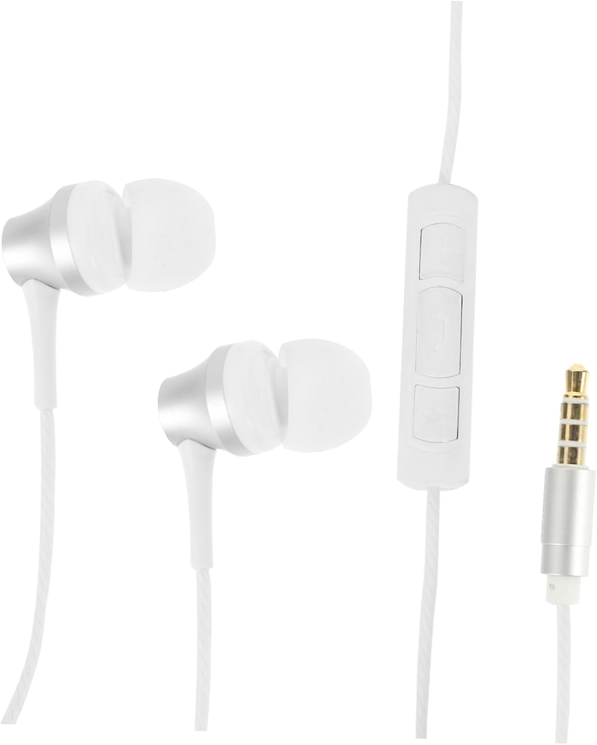 Sewroro -Ear Earphones with 3.5Mm Jack Wired Earbuds Headphones for Phone and Laptop Stereo Sound Compatible with Audio Devices Random Color image number 2