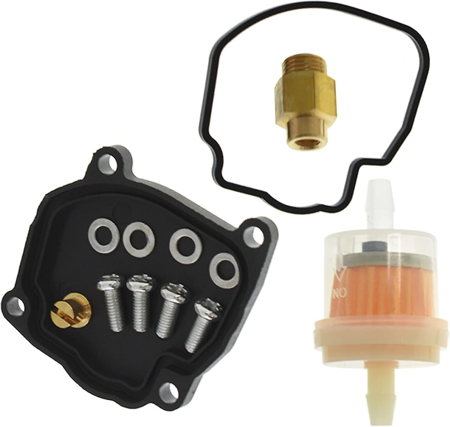 WFLNHB Carburetor Carb and Intake Manifold Boot Replacement for Polaris Worker Magnum Hawkeye Sportsman 300 400 425 500 image number 1