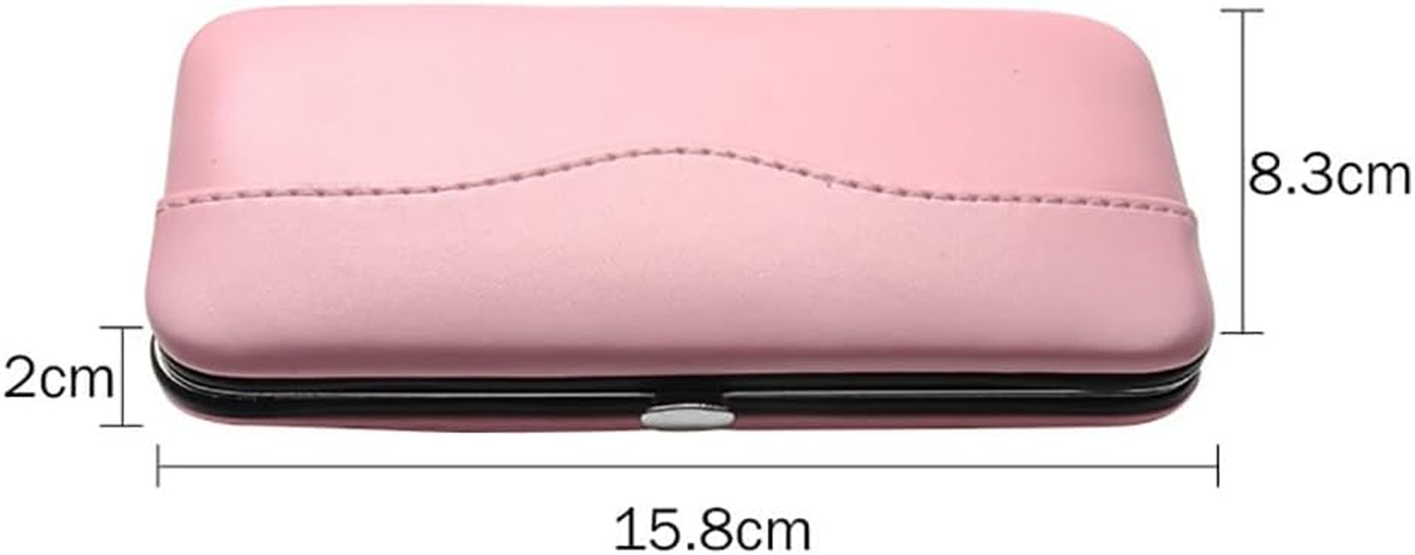 PU Leather Tweezer Storage Bag Empty for Eyelash Extension Tweezers Container Eyelash Brush Tweezers Tool Bag Rose 15.8 X 8.3 X 2 Cm image number 1