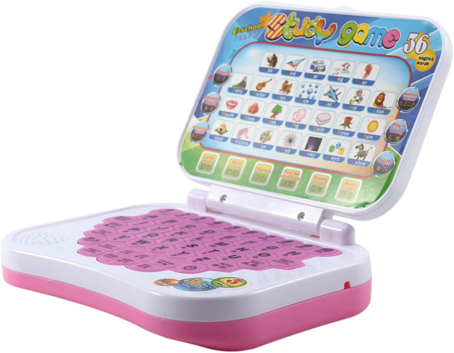 Easy to Carry Practical Kids Laptop Baby Laptop Baby for Kids Learning Kids image number 3