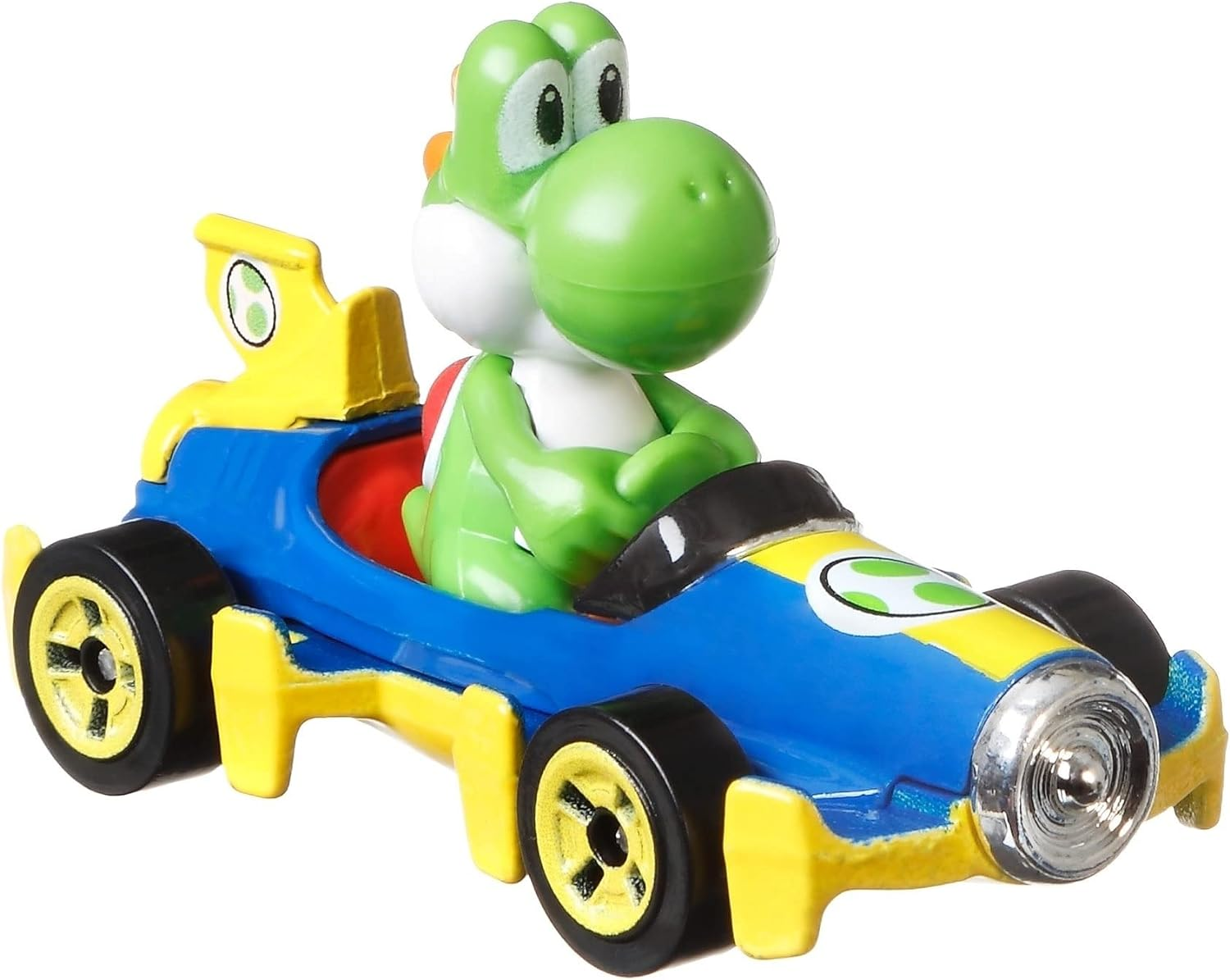 Hot Wheels Mario Kart Yoshi Mach 8 Die Cast Vehicle image number 3