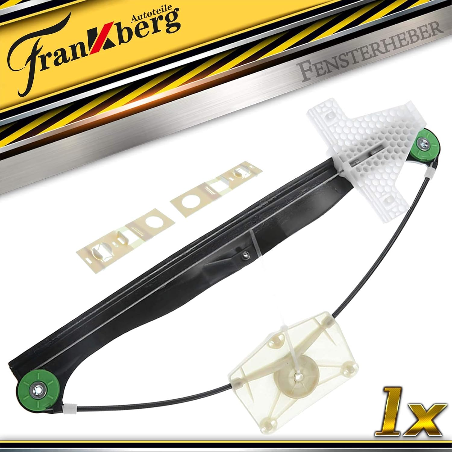 Frankberg Electric Window Regulator Rear Left without Motor Compatible with A3 8PA All Engine Hatchback 2004-2013 Replace# 8P4839461A image number 3