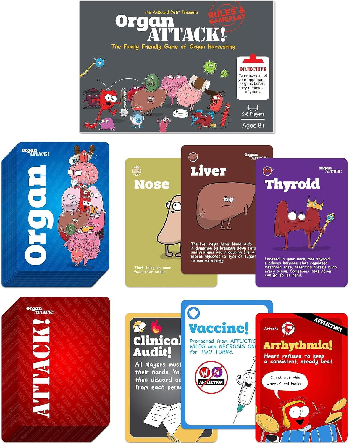 The Awkward Yeti Organattack Card Game image number 4