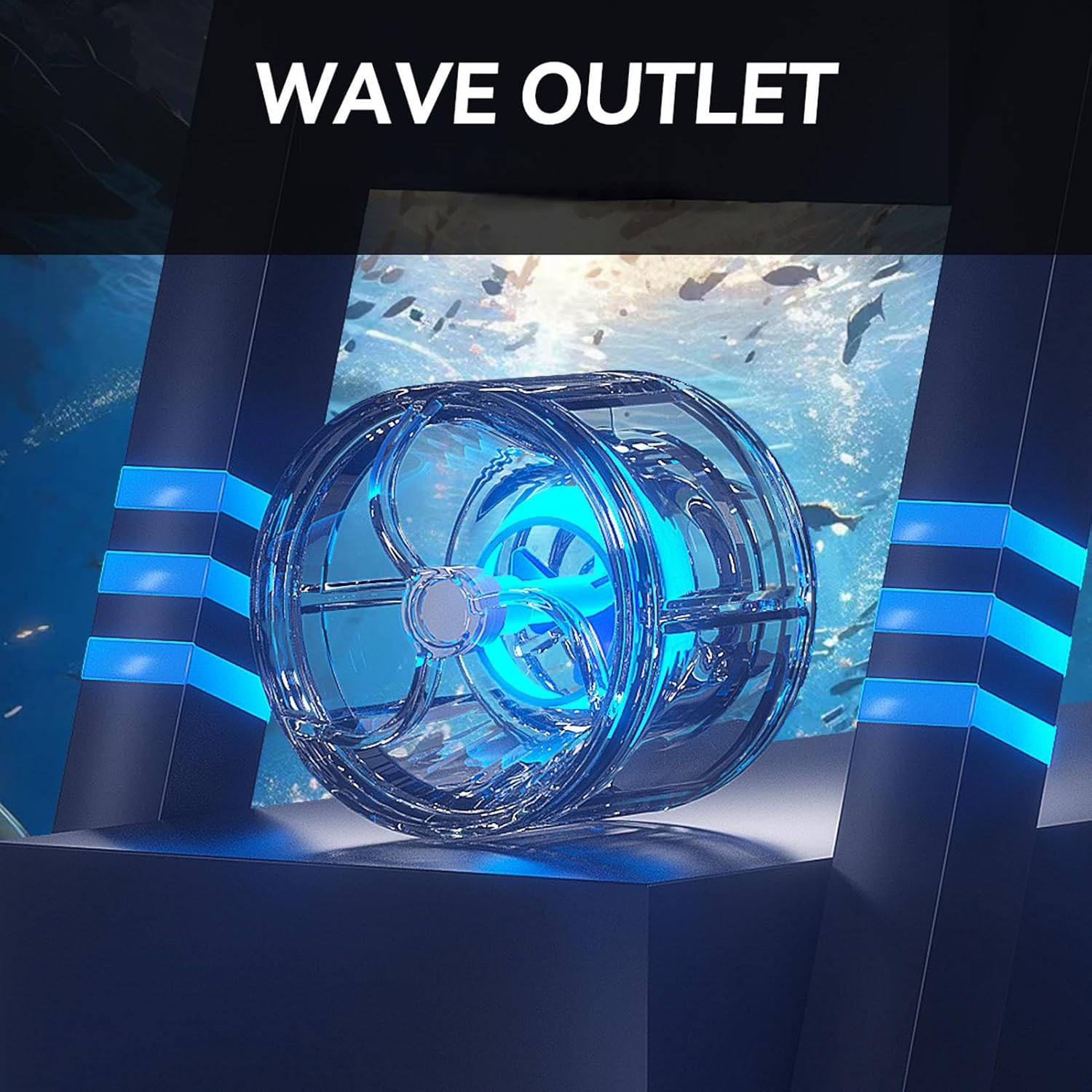 Circulation Pump | Glow Flow Control Circulating Device,Fish Tank Circulation Pump - for Fish Tank Pond Saltwater Pool Bird Bath Change