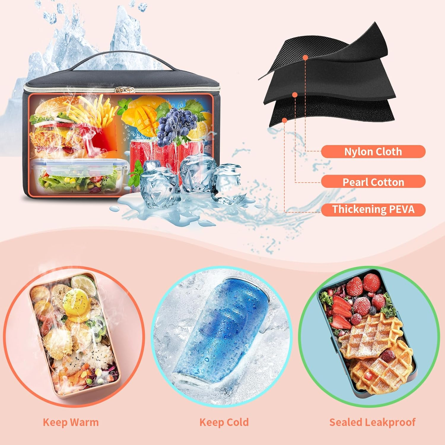 BERTASCHE Lunch Backpack for Women