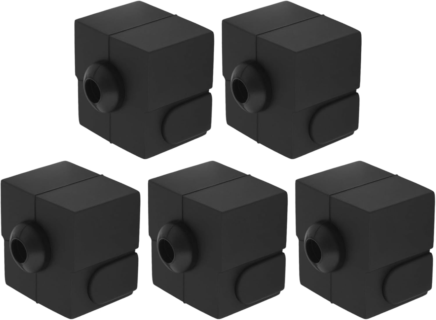 5Pcs 3D Printer Heated Block Silicone Cover 3D Printer Hotend Protective Cover Compatible with Ender 3 V3 SE Ender 5 S1 Ender 7 3D Printer Accessories