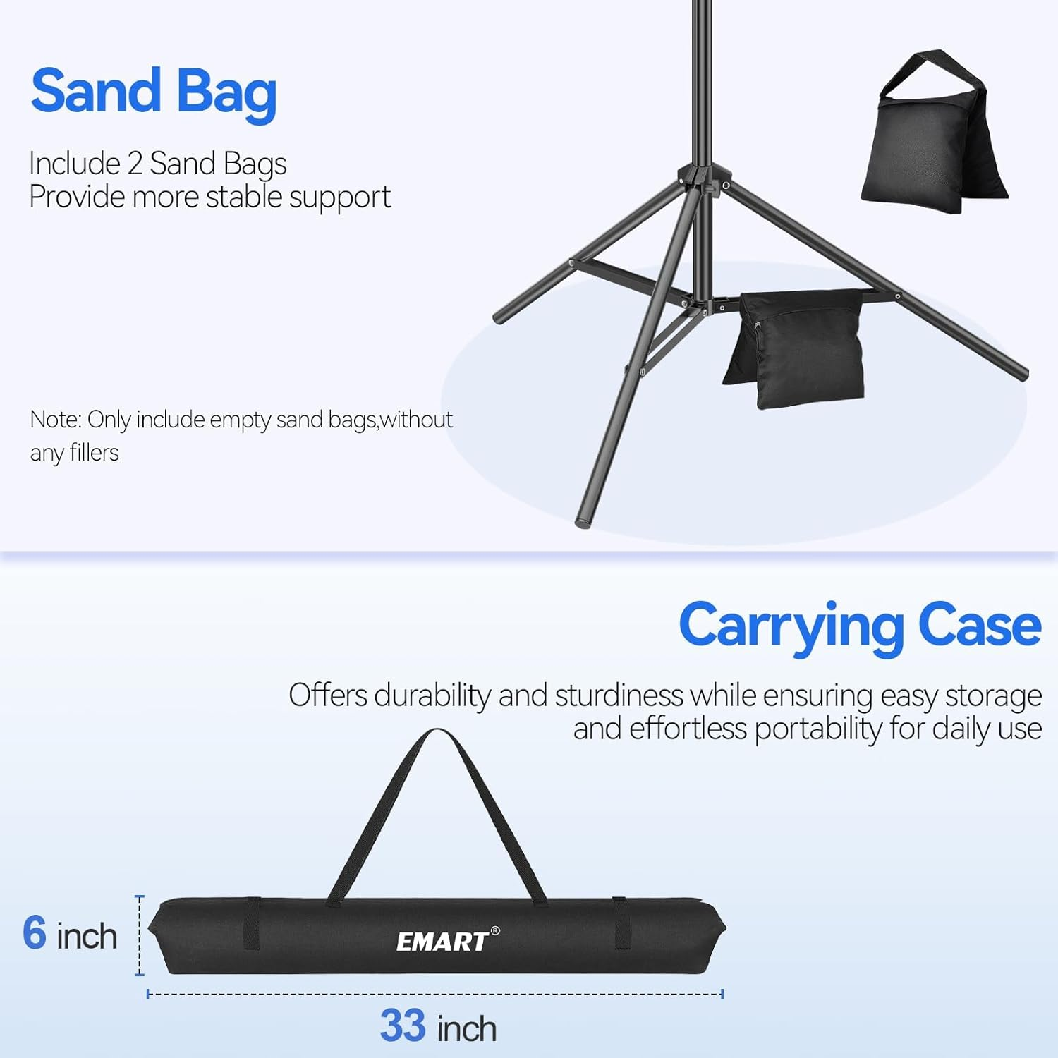 EMART Green Screen Background with Stand, Adjustable 7X10Ft Backdrop Frame with 6X9Ft Greenscreen, Photography Support System Kit for Photo Video Studio, Portrait, Photoshoot, Parties, Wedding image number 4