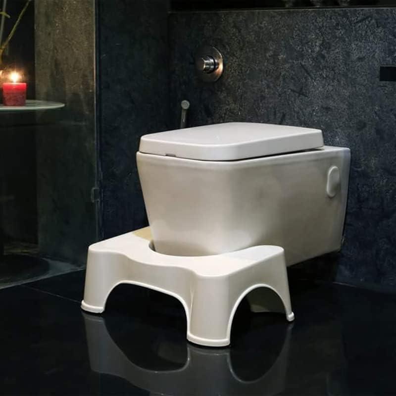 AIMALL Bathroom Toilet Stool, Foot Step Stool, Footstools,Bathroom Toilet Stool, Foot Step Stool, Footstools - Anti-Slip Bathroom Accessories, 15.35In X 8.86In X 6.69In image number 3
