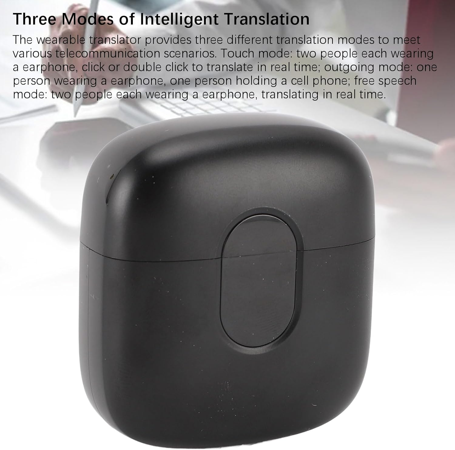 Voice Translator Earbuds, 137 Languages, 3 Modes, Real Time Online Translation Devices, Bluetooth 5.3 Simultaneous Translation Headphones for Business Contacts Travel image number 3
