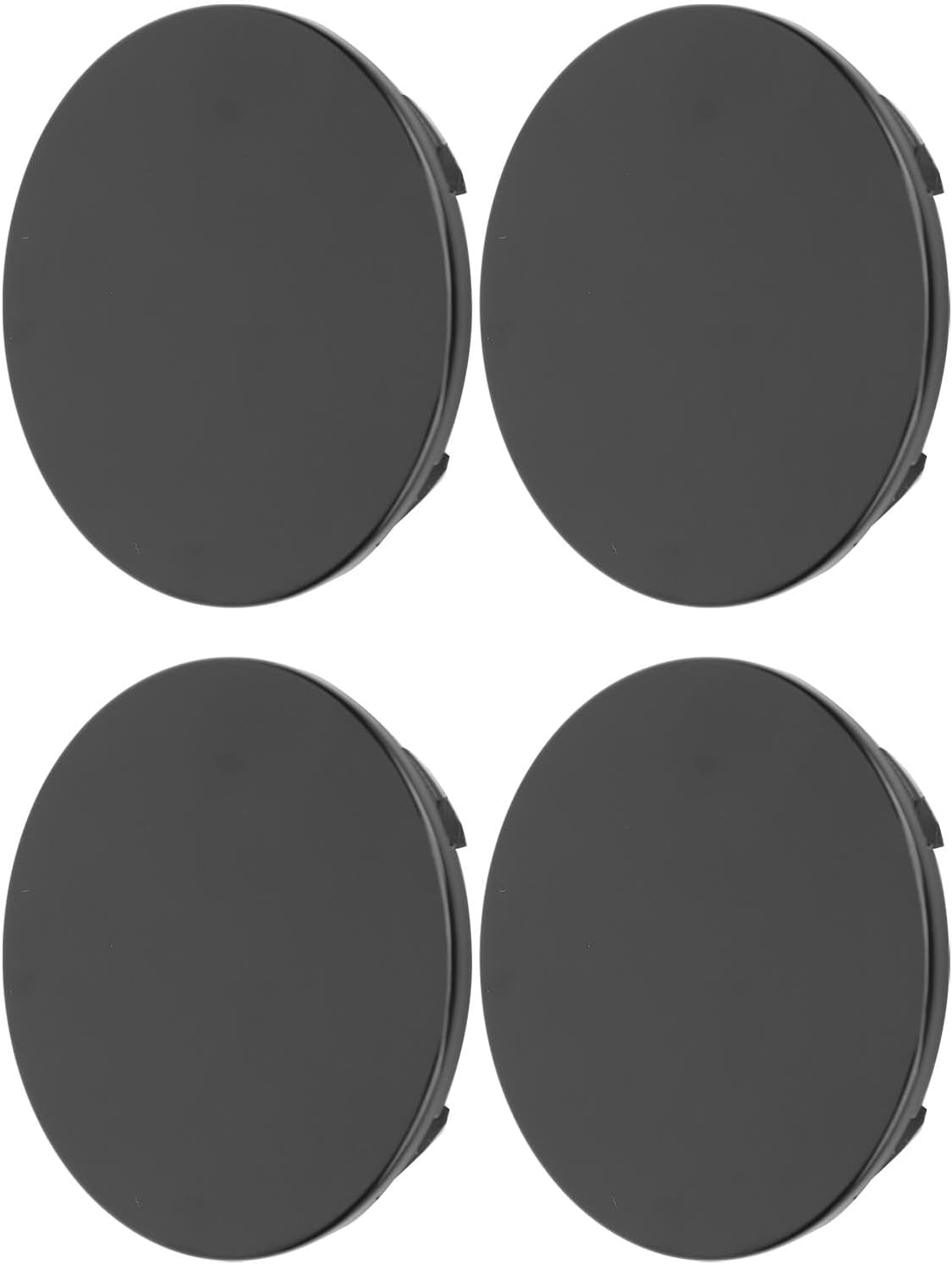Diyeeni Vehicle Rim Hub Caps, Stylish Look Wheel Center Caps 60MM 0MM OD 4PCS for SUV (Black) - Electroplated image number 3