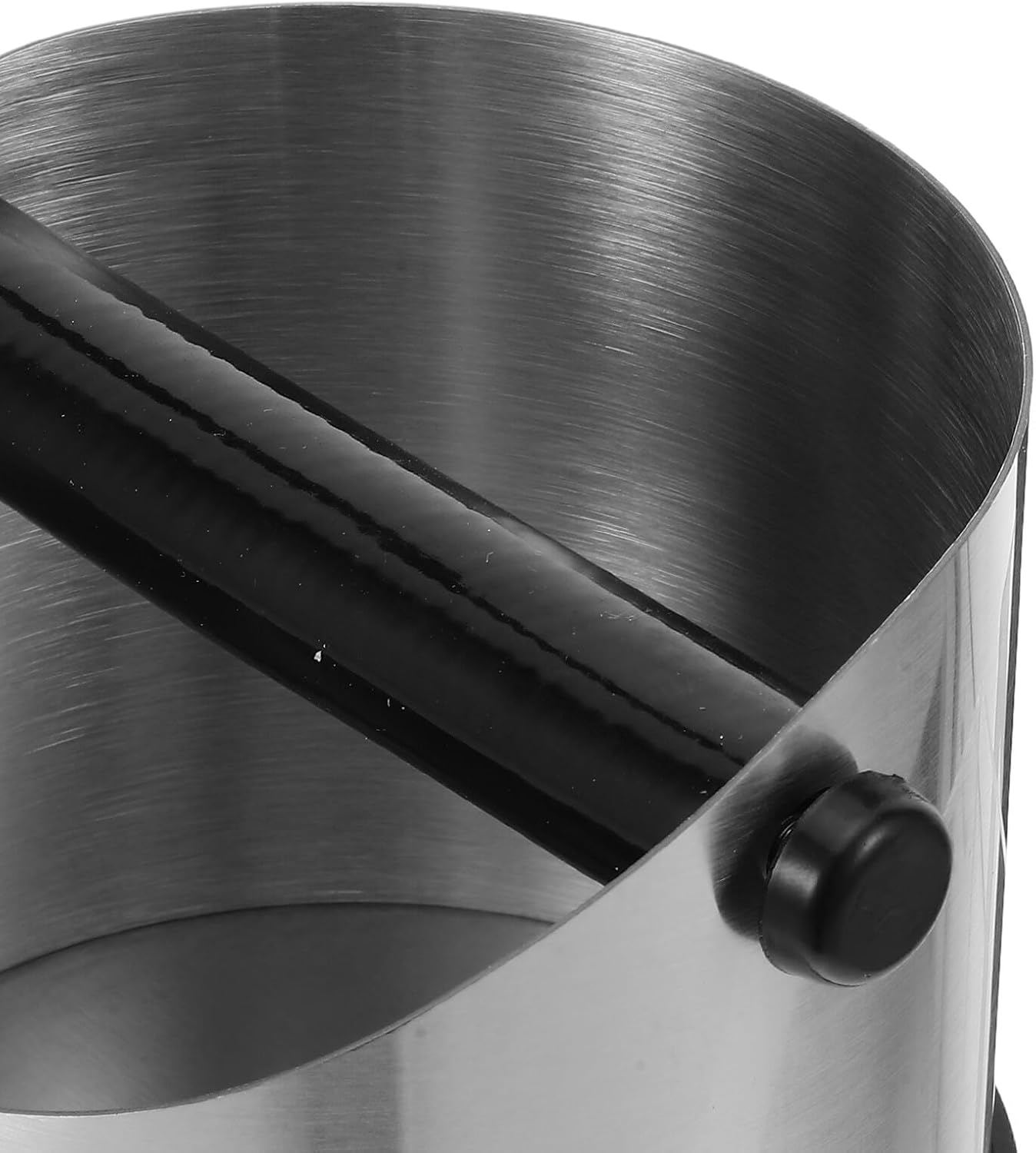 ZUNOXAZ Espresso Knock Bin Stainless Steel Coffee Grounds Container 580Ml Handle Coffee Knock Box for Home and Cafe Use image number 3