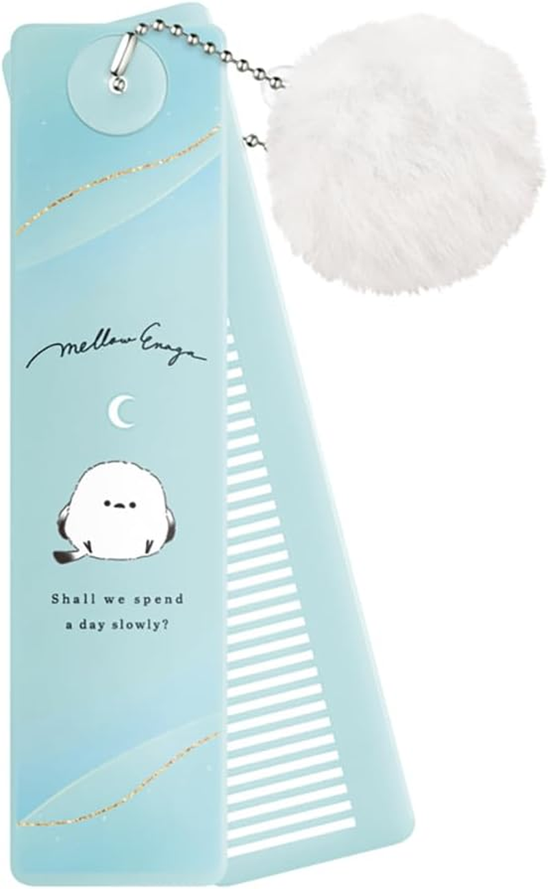 Kamio Japan Mirror Comb Cosmetic Stick 2-Way Mirror Comb Mellow ENAGA 224956