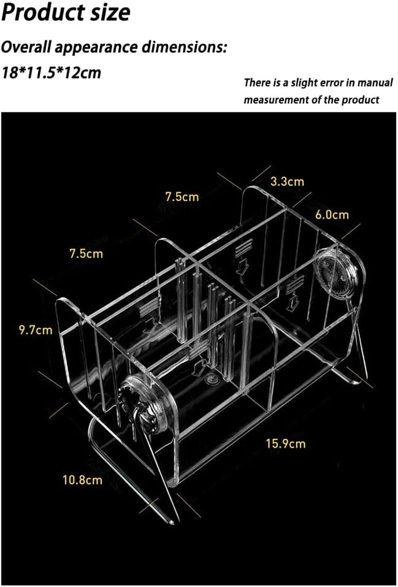 Remote Control Holder Remote Control Holder,Large Capacity Spinning Cosmetics Organizer,Acrylic Pen Holder for Desk Cute Office Supplies,Desktop Storage Dresser Organiser Remote Control Organiser image number 6
