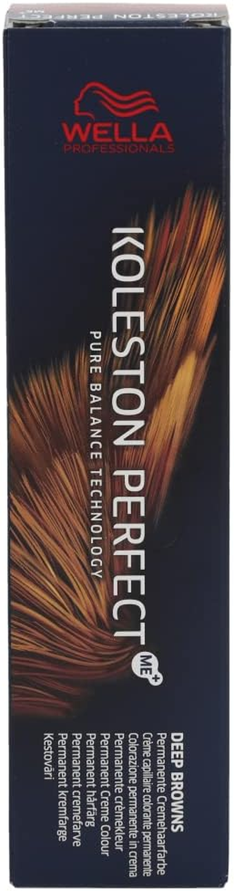 Wella Koleston Perfect Me+ Deep Brown Permanent Hair Colour Cream, No. 6/75 Dark Blonde Brown Mahogany, 60 Ml image number 2