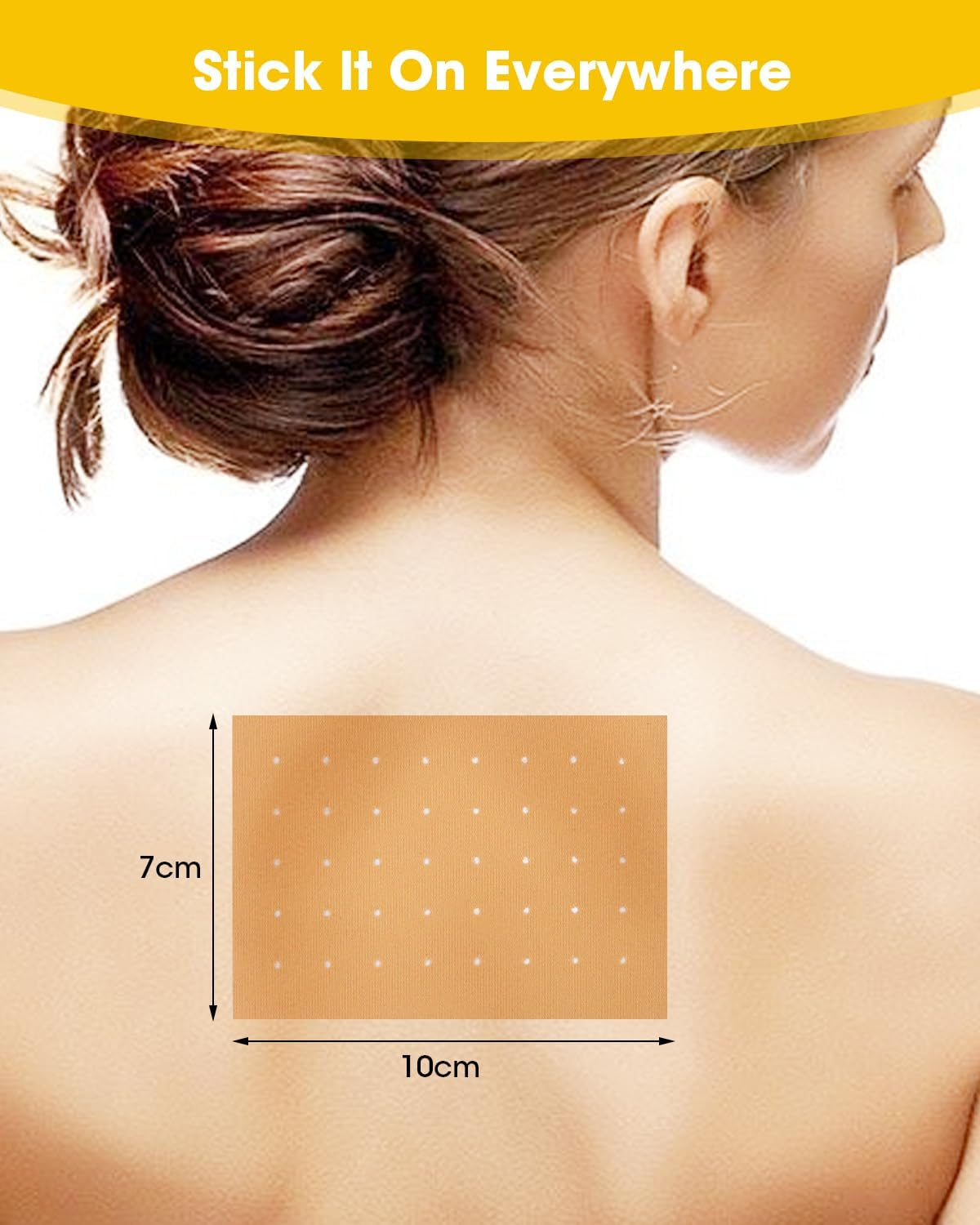 MQXUNMI Heat Patches, 60 Count Maximum Strength Muscle & Joint Soothing Plaster, 24 Hours Long Lasting Fast Acting Joint Patches for Neck, Shoulders, Back, Knees and Anks image number 3