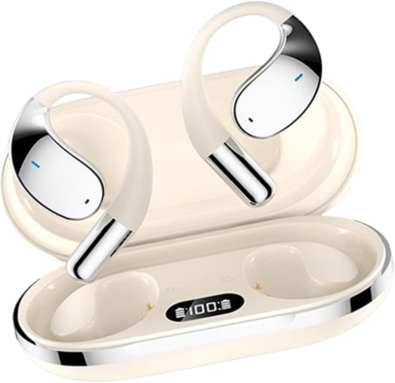 AI Translation Earbuds | 156 Languages Translation Earbuds - Conversation Interpreting Earphones,For Communication Travel Learning Business Education Tourism Conference Meeting School