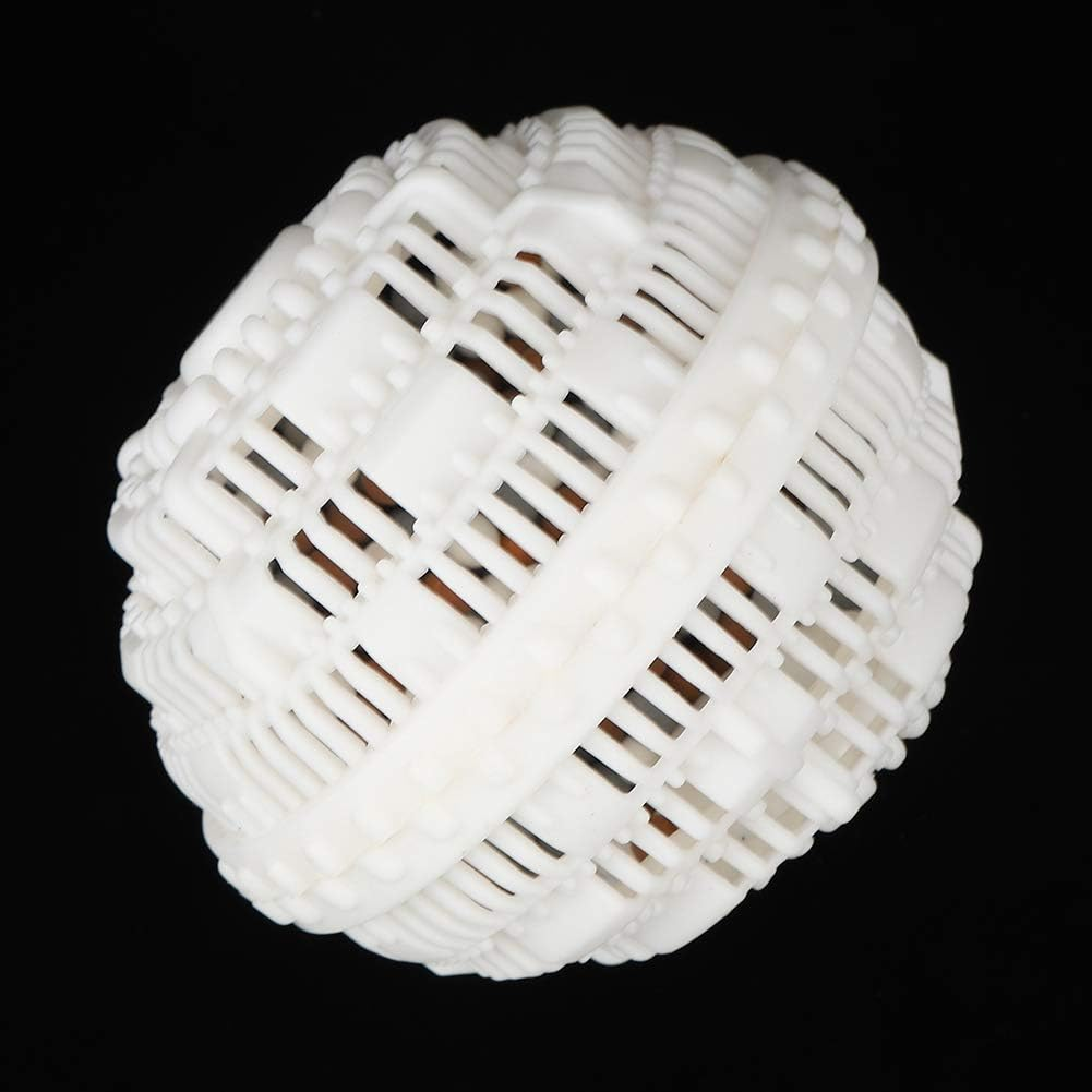 White Plastic Wash Ball, Non Chemical Detergent Laundry Balls, Washing Machine Laundry Cleaning Ball for Washing Machine(White) image number 1