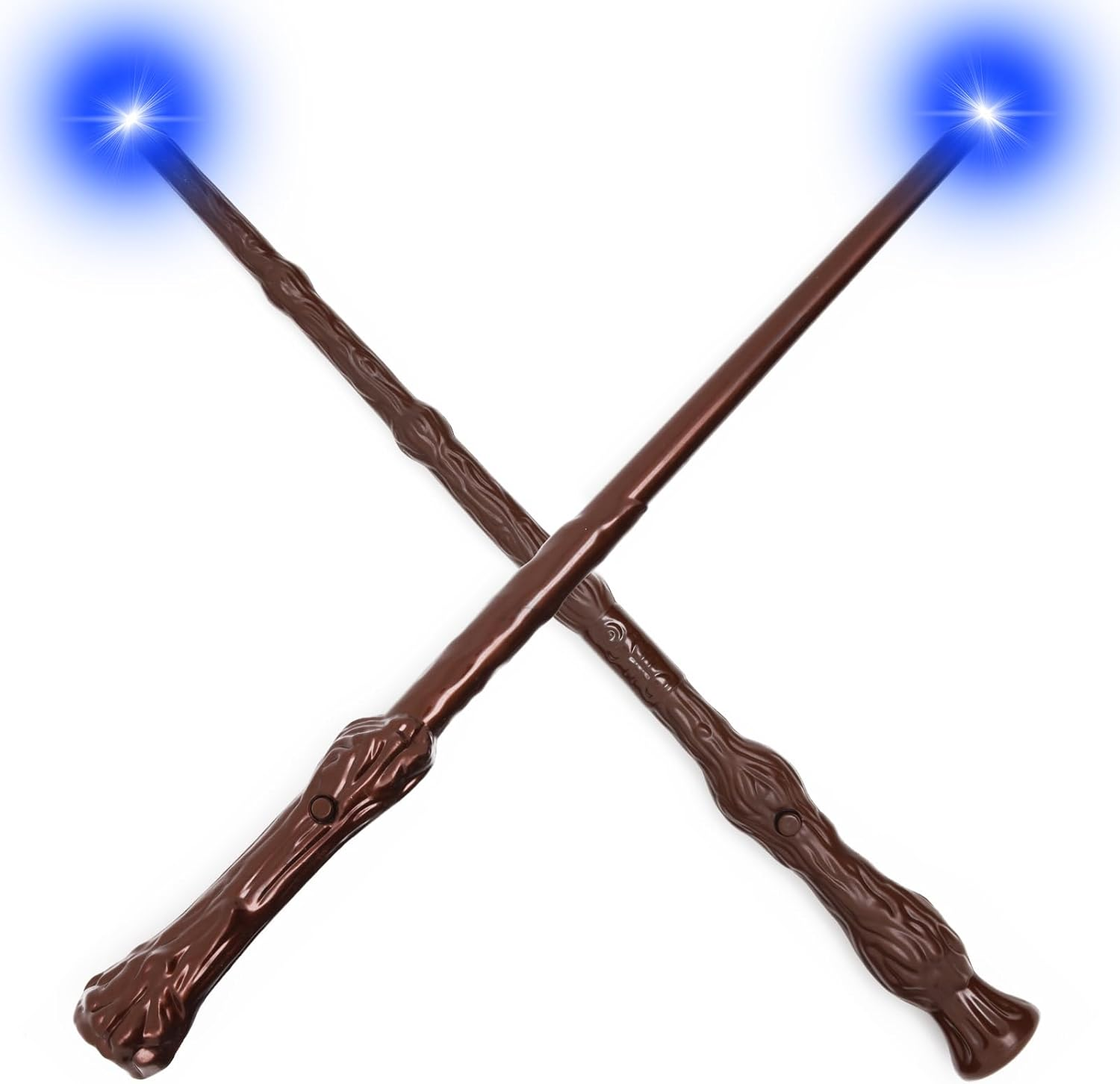 Magic Light up Sound Wand 2 Pcs Wizard Witch Illuminating Toy for Kids Party Favor Costume and Cosplay Accessory image number 3