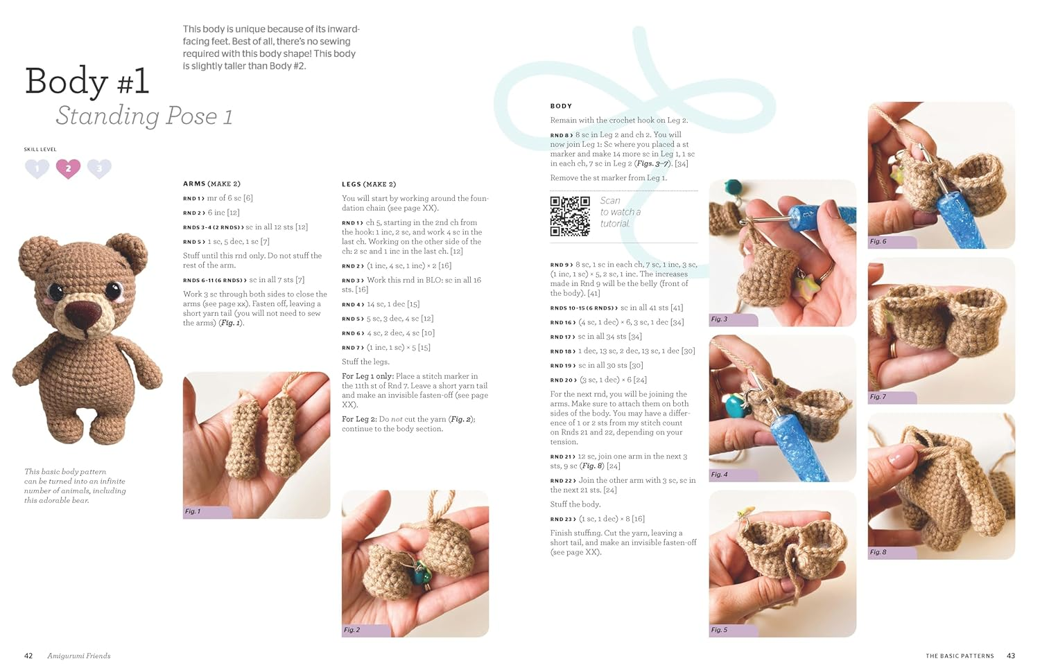 Amigurumi Friends: 20 Easy Patterns to Create 100+ Adorable Custom Crochet Critters - Explore Infinite Possibilities with Shapes, Colors, Details, and Yarns image number 3